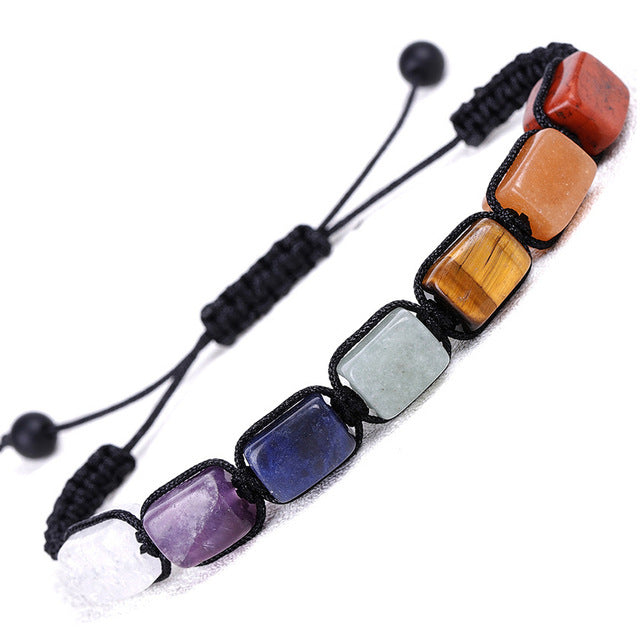Ocho planetas al por mayor pulseras de onyx